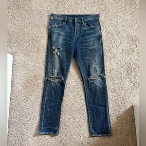 Citizens Of Humanity Corey Slouchy Straight in Bourbon